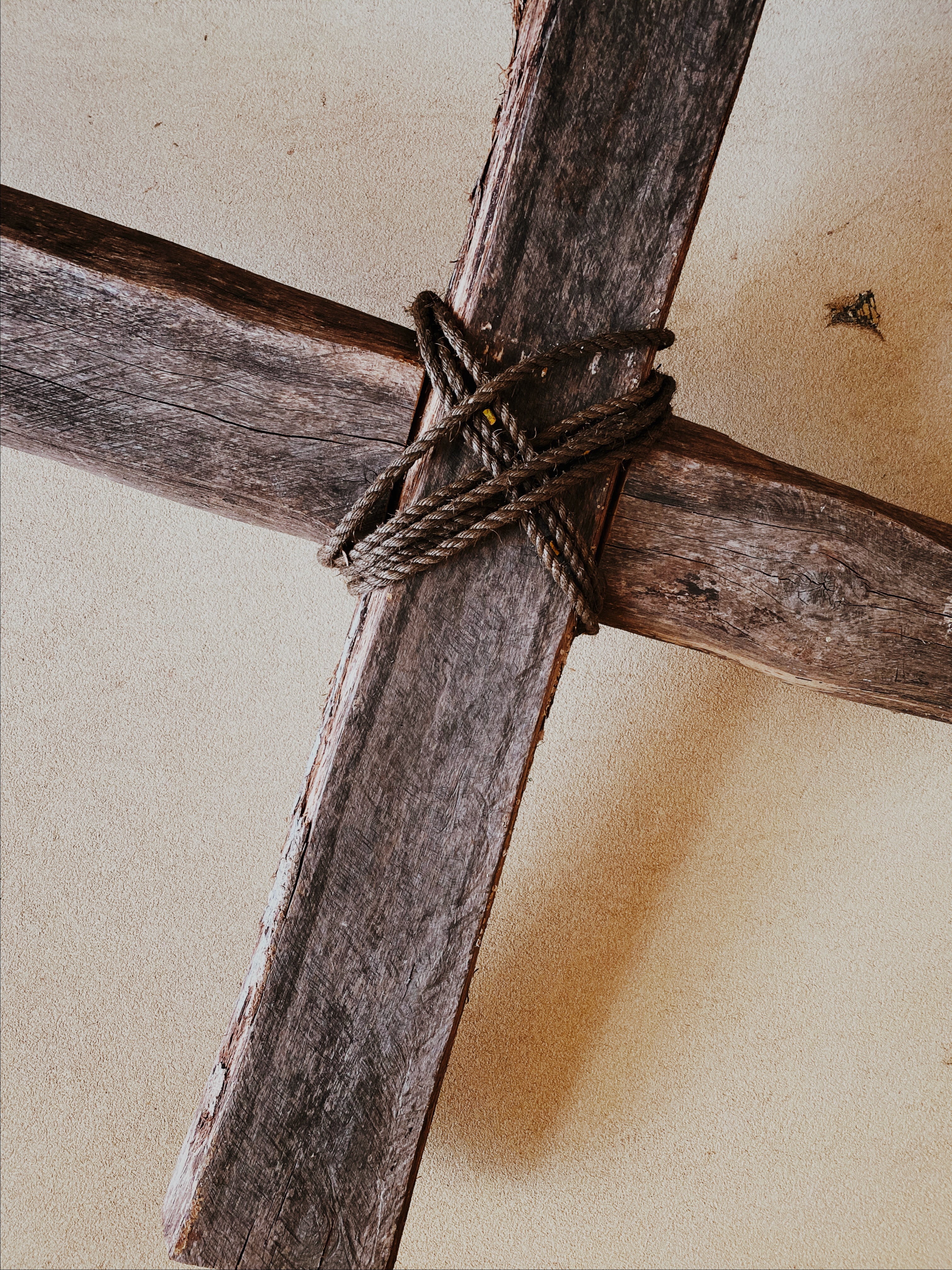 rustic cross close up