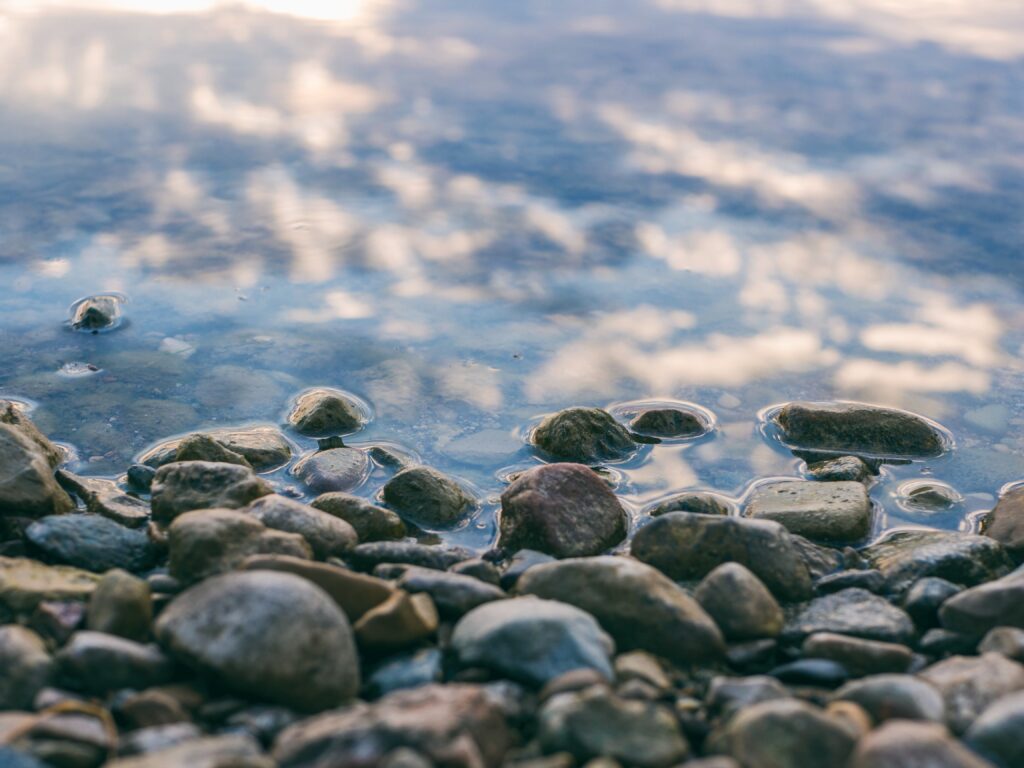 rocks at the river