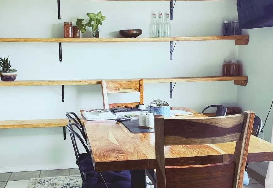 How to Build DIY Custom Open Pantry Shelves on a Budget