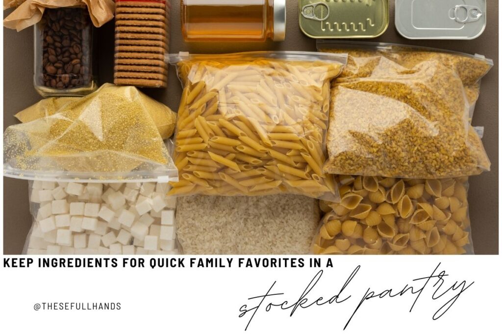 pastas and grains that make a stocked pantry