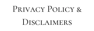 Privacy Policy and Disclaimers image